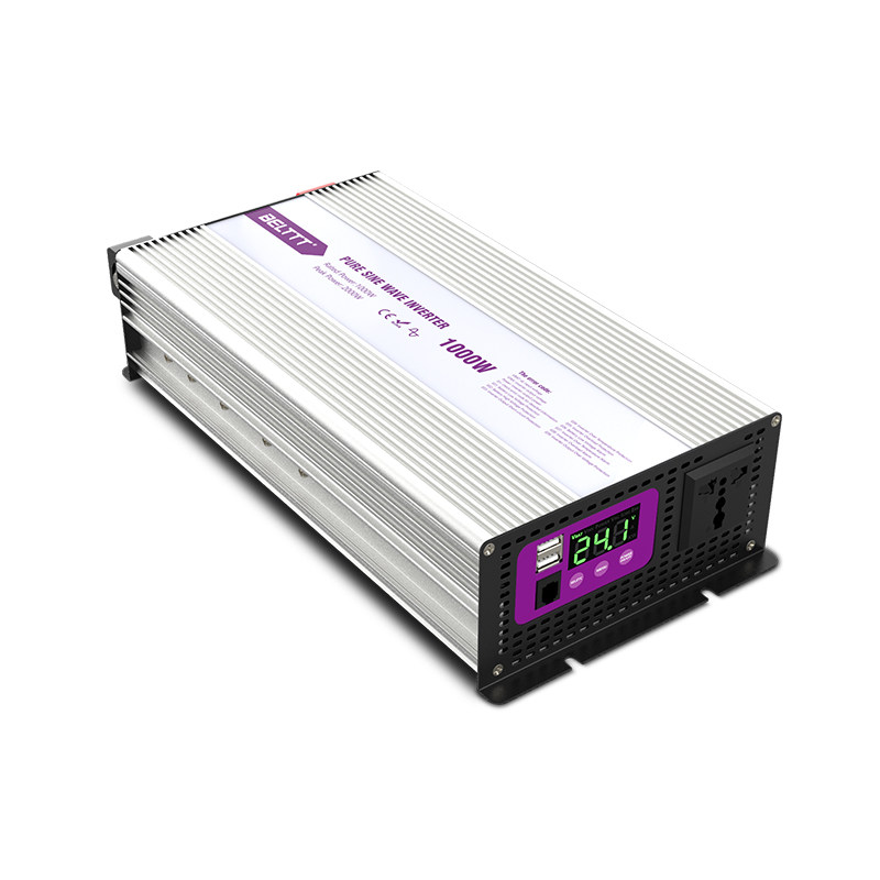 纯正正弦波车载逆变器24v220v-1000w-50hz60hz可调汽车车用转换器逆变