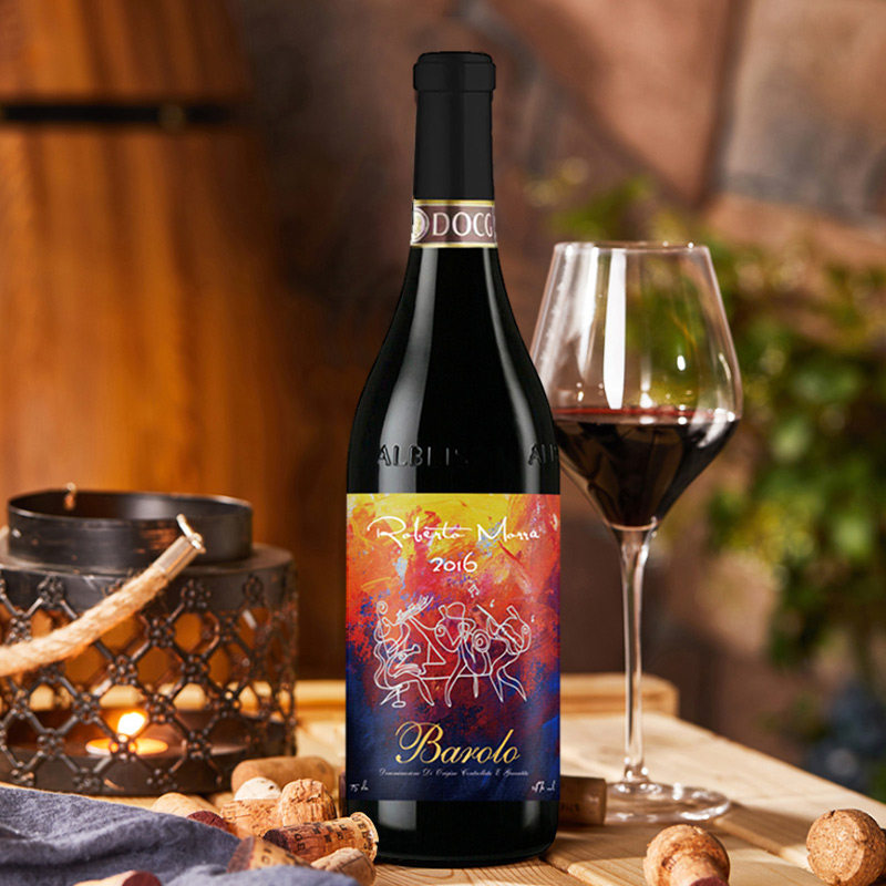 酒云网意大利barolo狂欢之夜口粮巴罗洛干红葡萄酒docg级2016