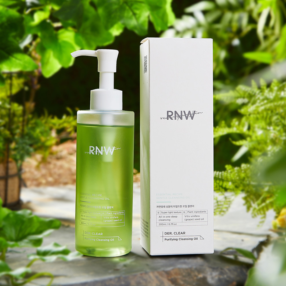 韩国rnw如薇绿宝瓶葡萄籽卸妆油 清爽易乳化眼唇去黑头敏感肌用