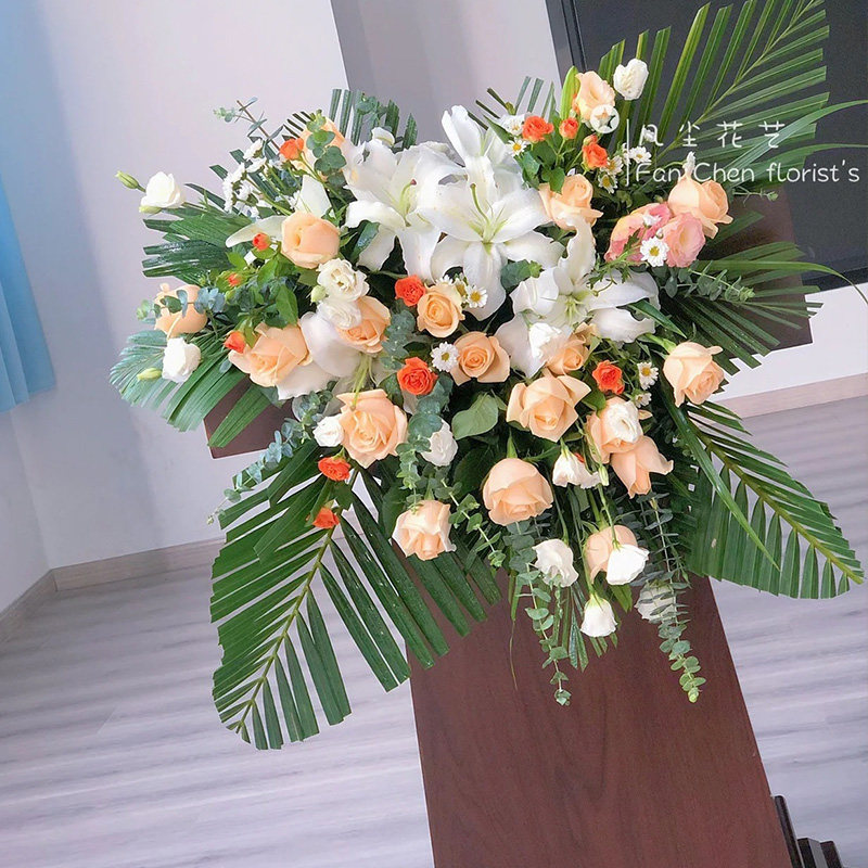 发布宴会桌花胸花演讲讲台花会会议花篮苏州市商务用花