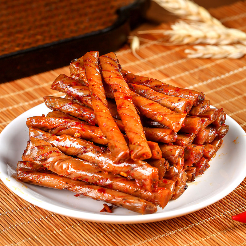 周长江麻辣校园包装小包零食酒鬼牛筋素牛怀旧豆腐干