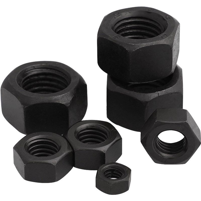 b61710级细牙反六角螺母细丝反扣左旋螺帽m10m12m1468m36x1螺母