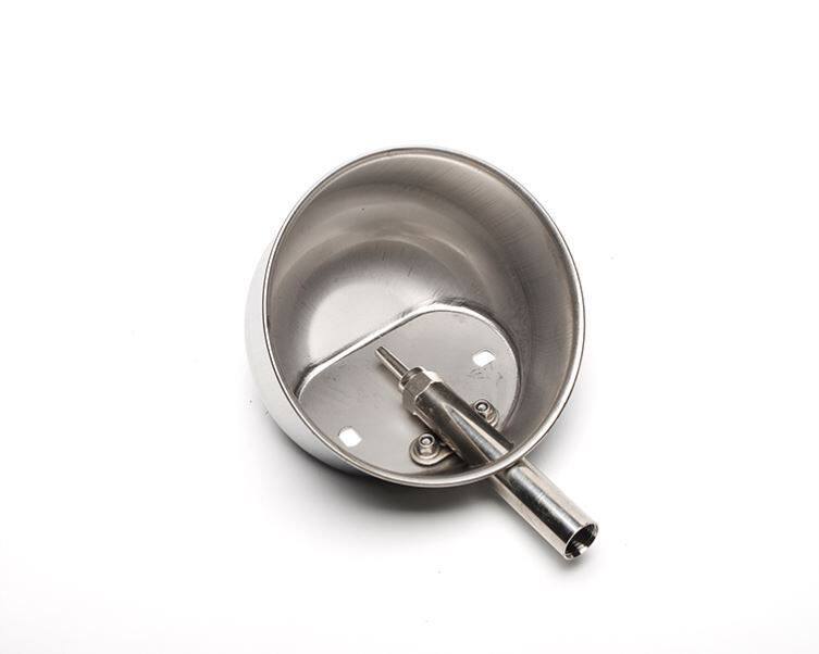 新牧用品大号猪用饮水碗母猪不锈a钢猪用饮水槽加厚仔猪喝水自动