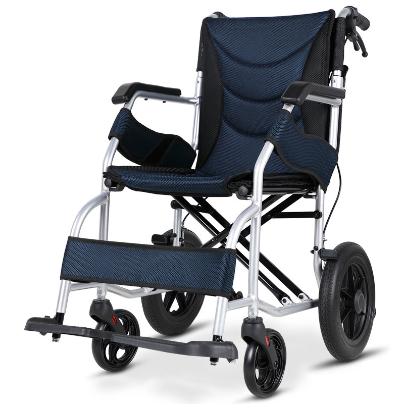 老人轮椅折叠轻便小型简易残疾人手推车旅行便携式手动轮椅