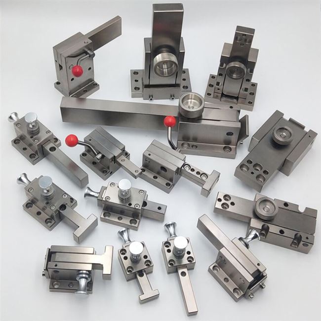 拓亿检具标准件通用配件t型l型翻板插拔销卡板翻卡卧式翻转机构