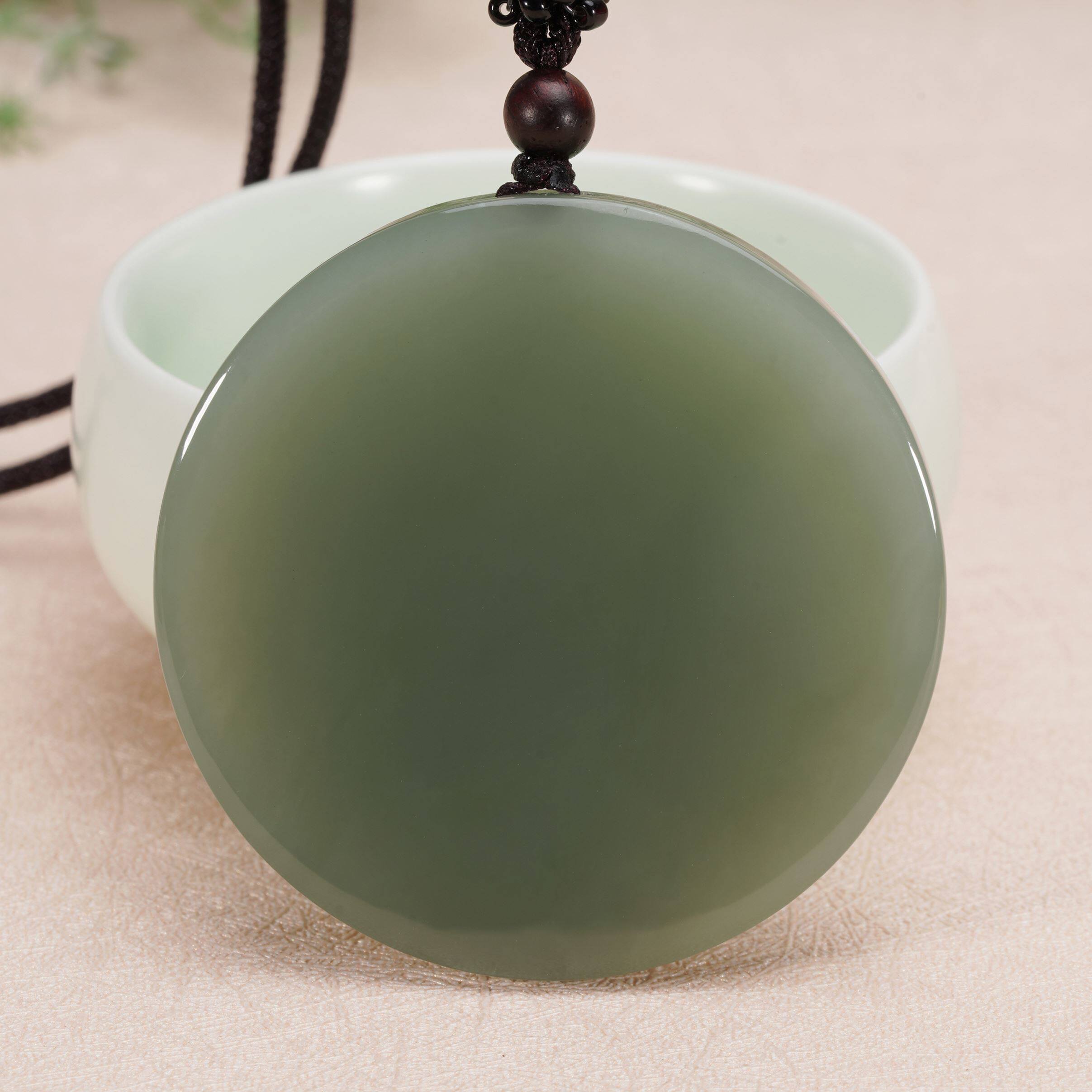 新疆和田扭转乾坤吊坠男士项链玉石玉坠开运生肖颈饰