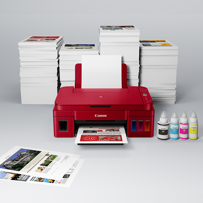 佳能g381238213810原装加墨彩色a4喷墨打印机一体机学生家用小型手机