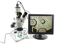 Three-mesh continuous-variable-vision 7m-45X continuously variable double-eye digital microscopy Bio-anatomical jewellery