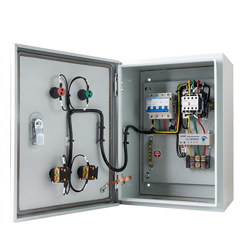 电机水泵控制箱正反转配电箱风机三角降压启动强电布线箱
