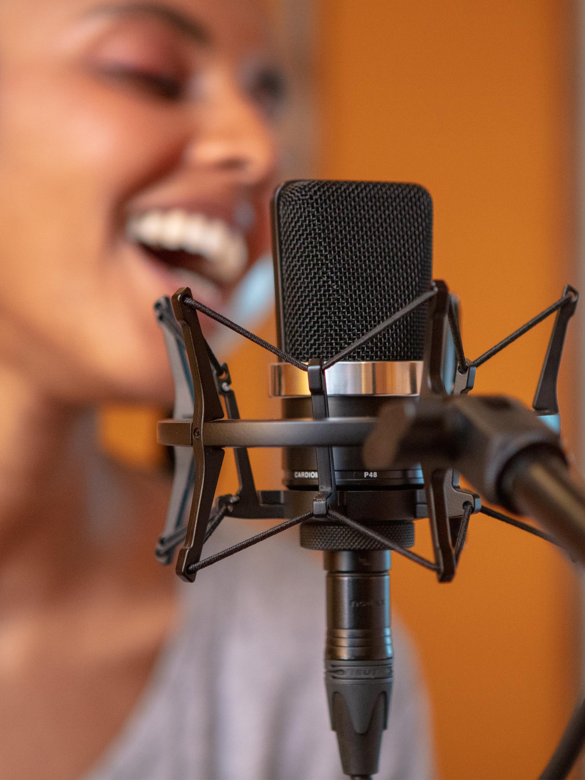 neumann诺音tlm102u87ai录音电容麦克风配音直播话筒话筒