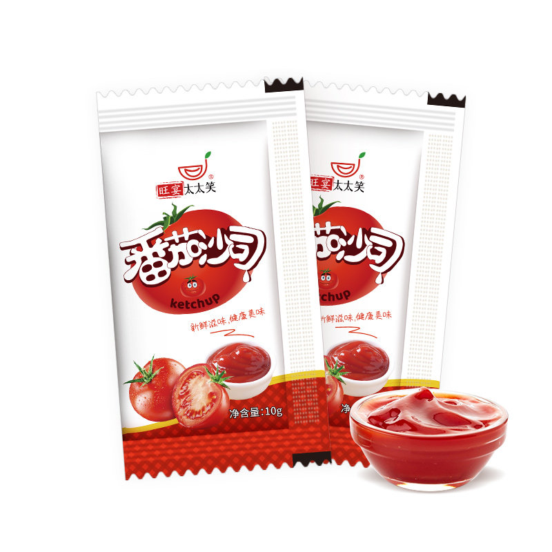 小包旺宴太太番茄酱10g600包番茄沙司包装手抓番茄酱