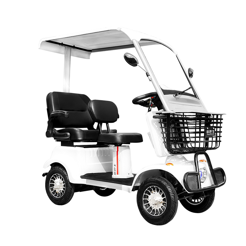 小巴巴士老年休闲代步残疾人四轮电瓶车接送孩子电动四轮车