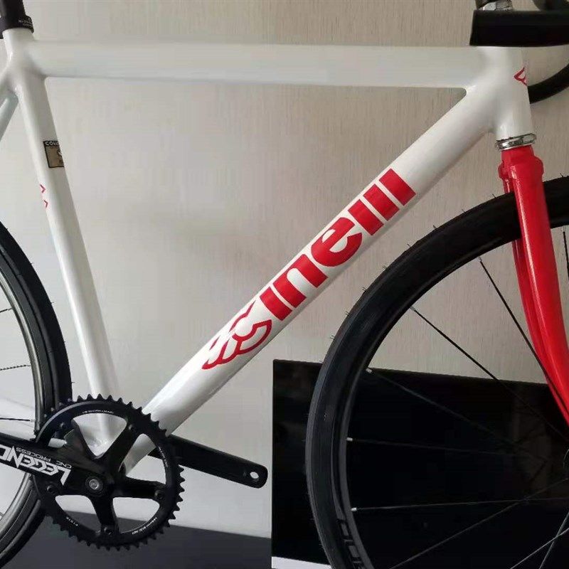 死飞高档cinelli铝合金车架复刻竞速场地整车吸奶自行车车架