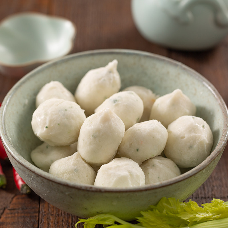 桂冠鱼子120g鱼籽包芯鱼丸子海鲜滑爽豆捞关东火锅丸类