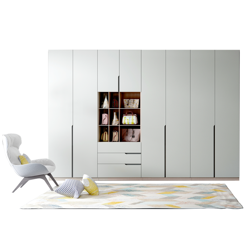 金牌衣柜客厅电视柜定制一体组合满墙电视机背景墙定制电视柜