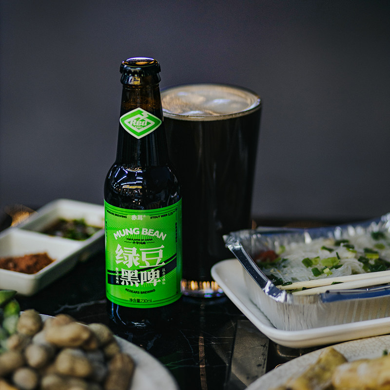 赤耳redears绿豆世涛国产精酿啤酒230ml6瓶24瓶啤酒