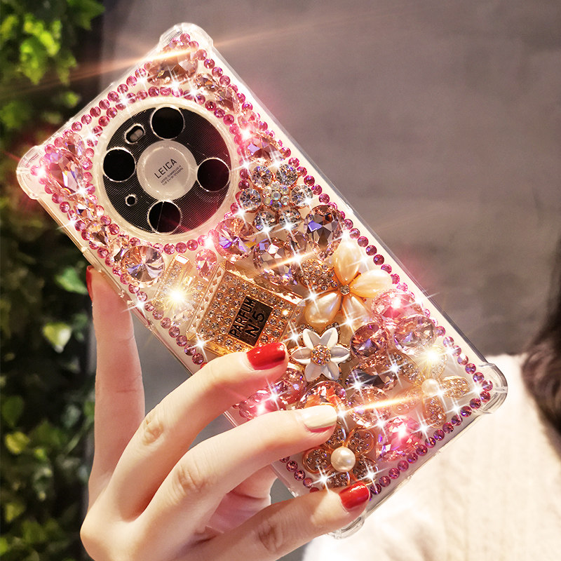 荣耀时尚创意镶钻奢华5g防摔全包高档x40i手机保护套