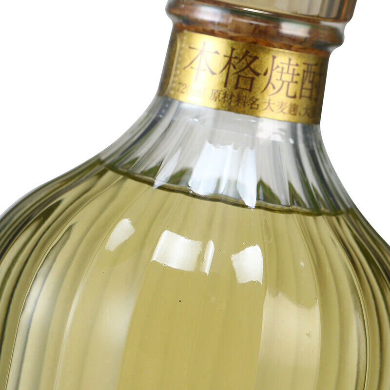 日本进口亦竹特制烧酒大麦本格蒸馏酒亦竹特制黄金瓶720ml单支装