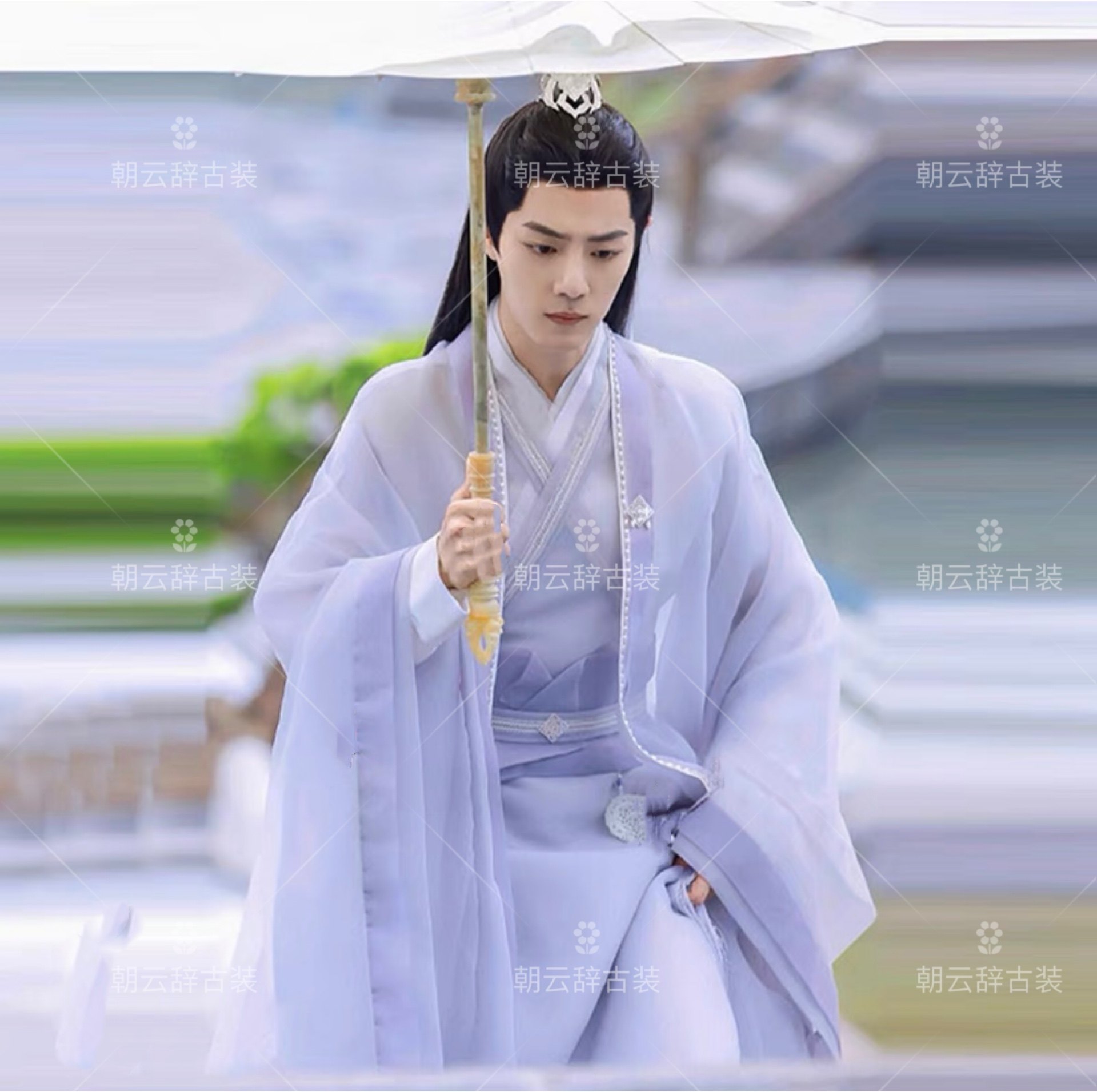 玉骨遥肖战同款影视古装男士汉服飘逸仙侠男侠民族服装