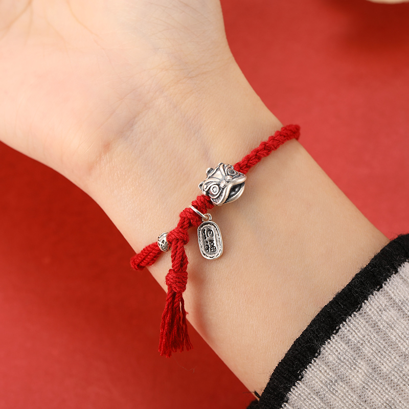 clect手链新年手绳新款2022年男生女款红绳新中式手链