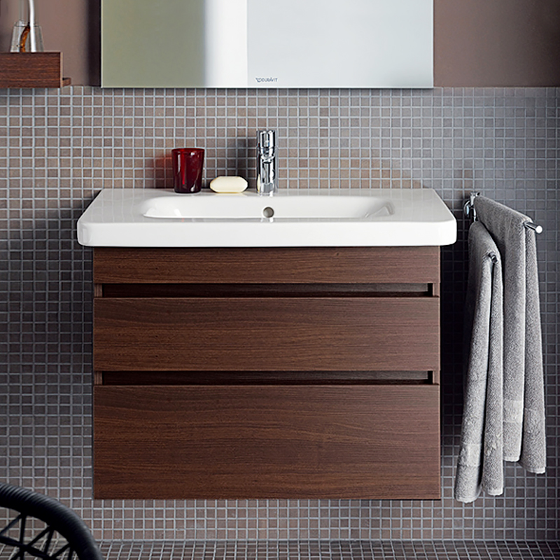 卫浴duravit杜拉维特浴室柜壁挂洗脸盆洗漱柜组组合ds6481浴室柜组合