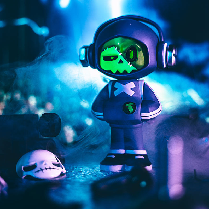 万物潮生模言工社官方正版mrbone万圣节系列手办潮玩盲盒