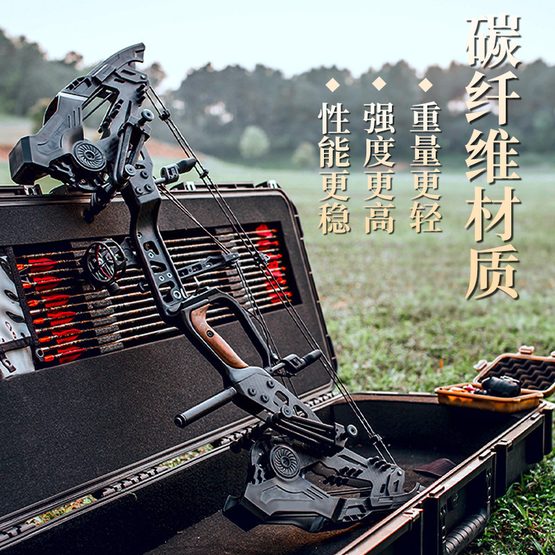 掠食者猛禽复合弓箭射击专业钢珠射箭两用渔猎飞镖