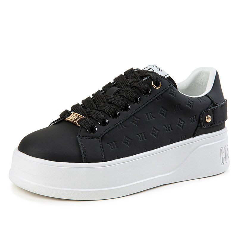 hr赫莲娜女鞋2022秋季新款运动鞋松糕金典印花休闲板鞋