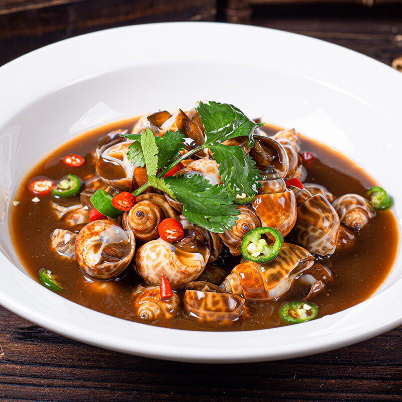 捞汁藤椒麻辣花螺辣汁腌制调理半成品东风海螺海螺