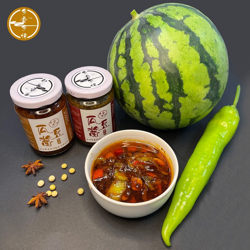 香辣乡音乡情即食河南开封中牟特产手工西瓜豆瓣酱