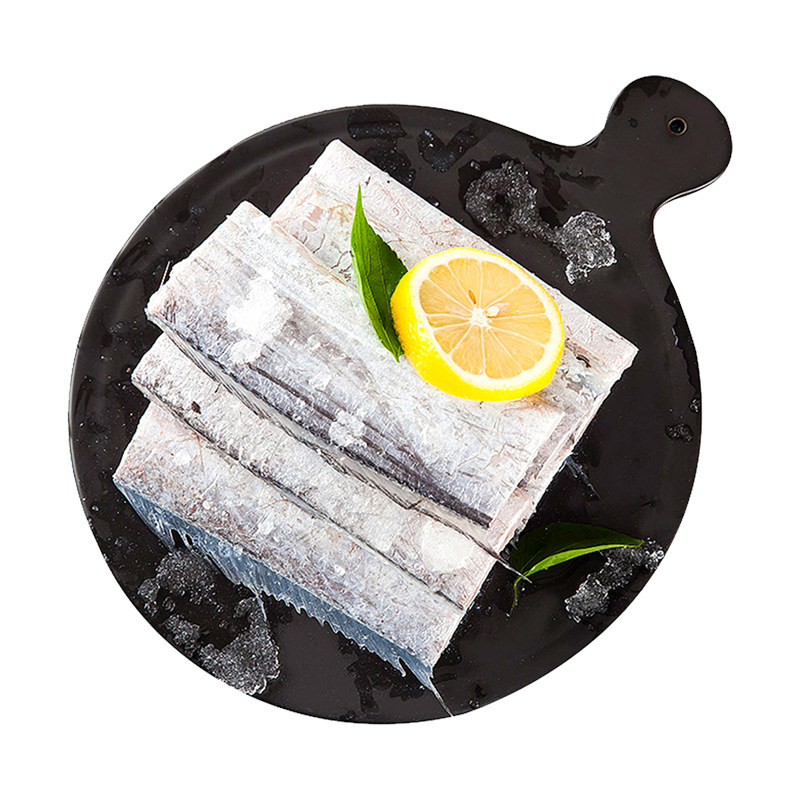 星龙冷冻海鱼大海水产中段刀鱼小眼睛海鲜新鲜带鱼