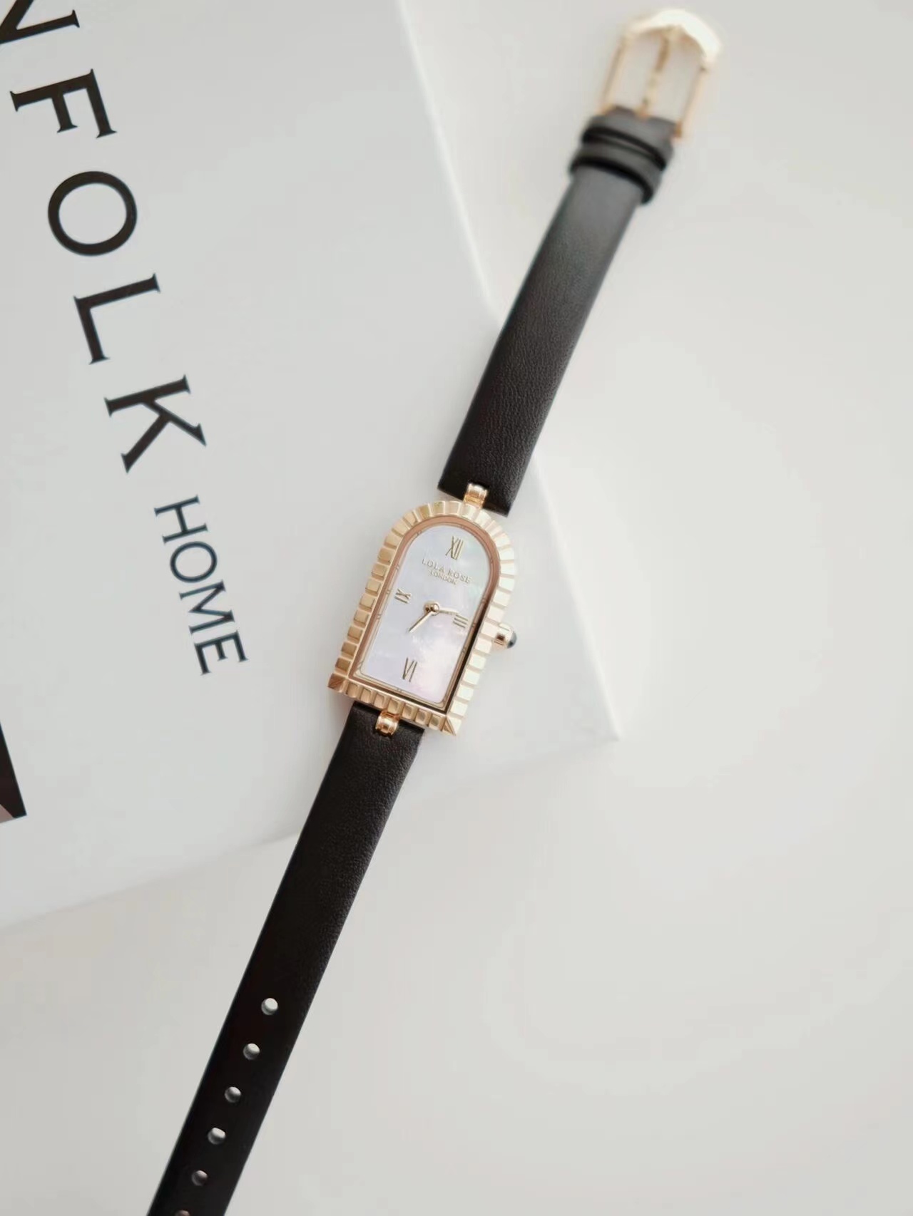 罗拉玫瑰手表拱门lolarose小绿时尚礼盒气质欧美腕表