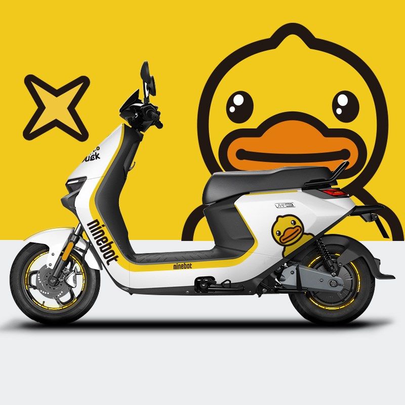 九号电动车n708090贴纸个性装饰拉花卡通防水防晒电动车贴