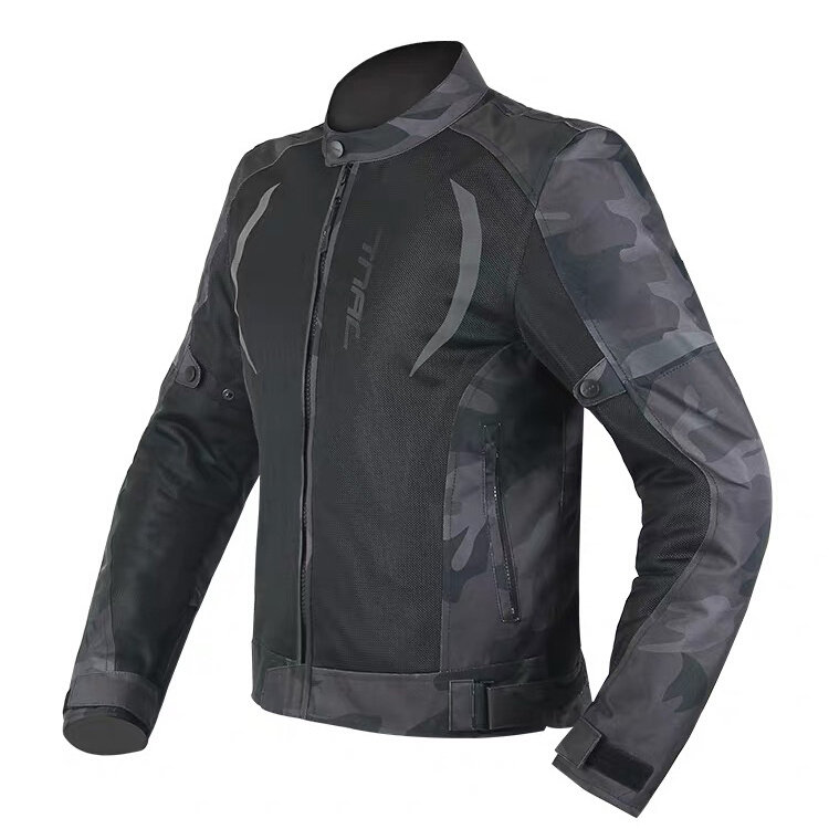 正品tnac拓驰夏天摩托车骑行网眼透气男反光大赛车服