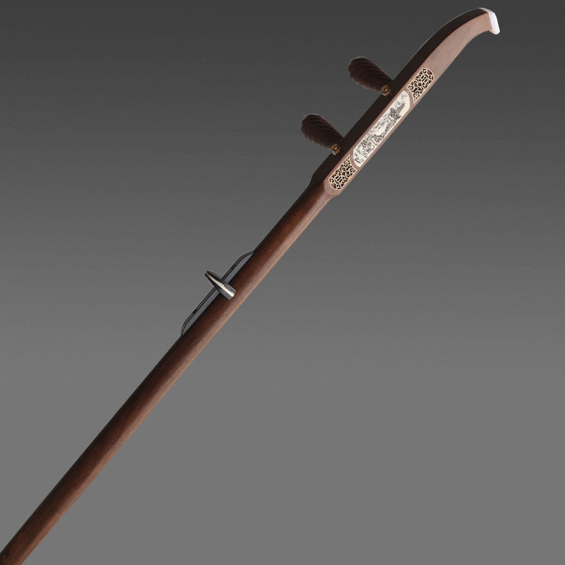 板胡配件酸枝中音高音杆子滑道千斤杆连一套板胡