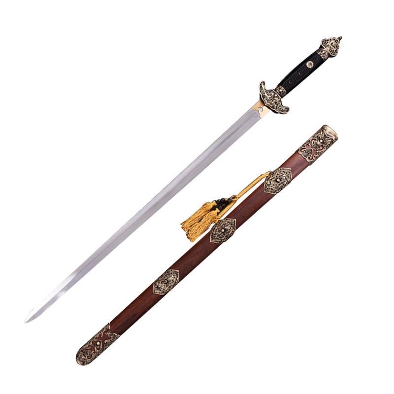 宝剑龙泉市周氏高官级官级佩剑清剑收藏送礼礼汉刀剑