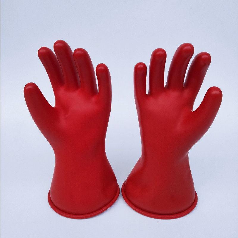 手套绝缘一级品双安04kv低压00级橡胶防护绝缘手套