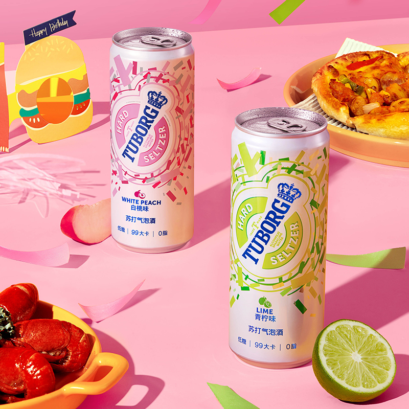 【乐堡啤酒官方旗舰店】苏打气泡酒330ml*12罐装低度女士微醺果酒