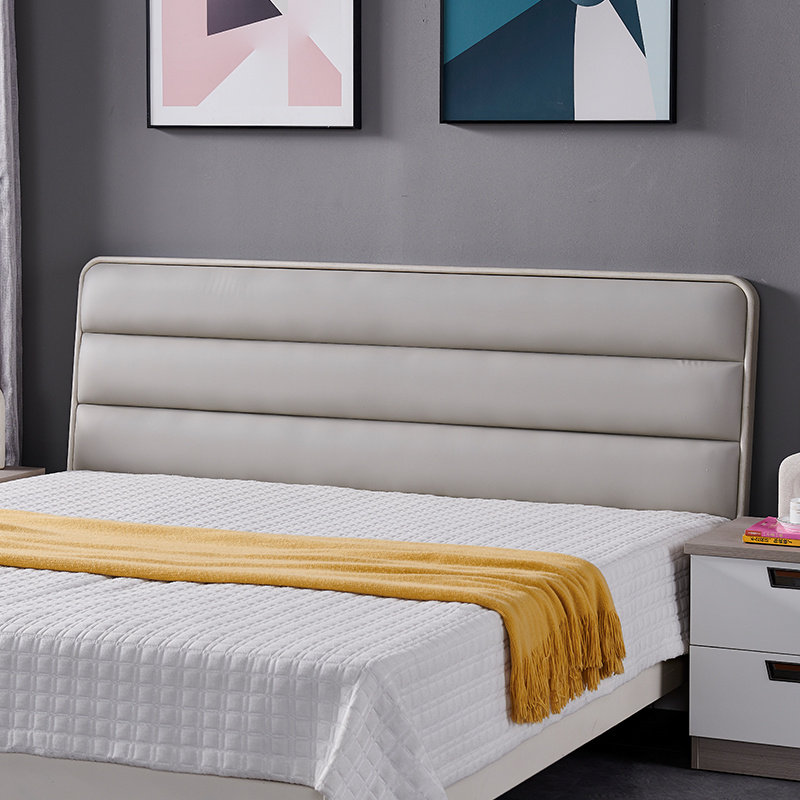 床头床头板简约现代板式2020年新款软包背板18米床架