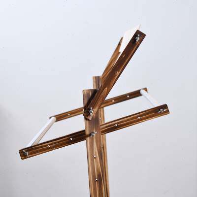 绣架十字绣架子可调实木烤色大号绣花花架台式绣架