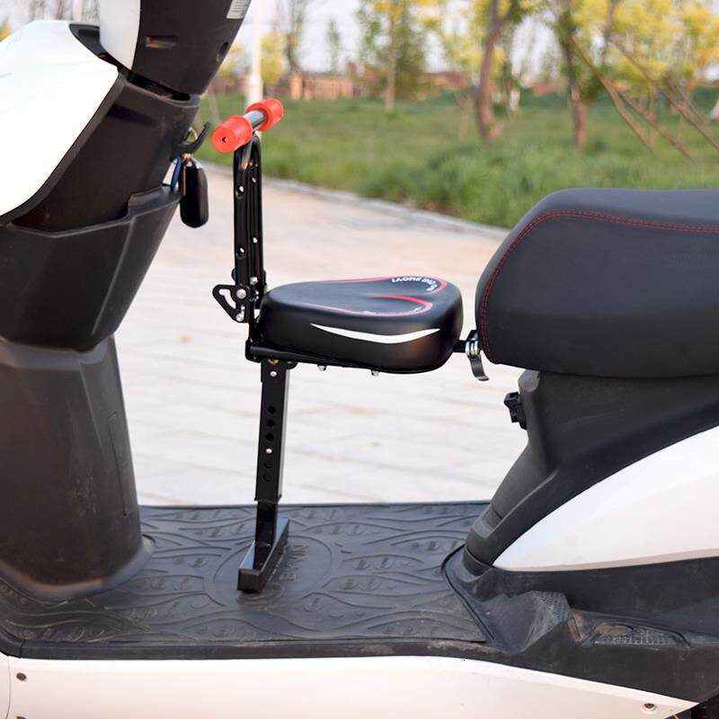 座椅电动摩托车儿童前置可折叠车座踏板踏板车车宝宝儿童座椅