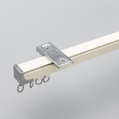 窗帘2022侧装杆直挂钩滑道静音滑轨单轨新窗帘窗帘轨道