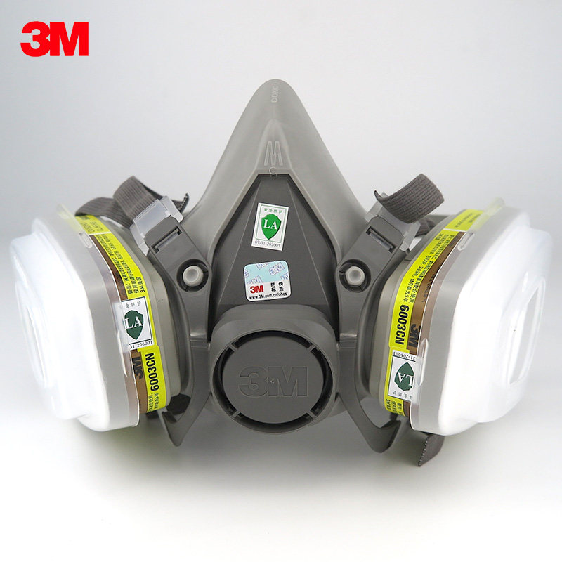 3m62006003cn滤毒盒防氯化氢有机蒸气防毒面具工业实验室防护面具