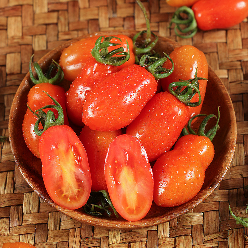 柿子丹东花生小番茄5斤碱地西红柿千禧圣女果草莓番茄