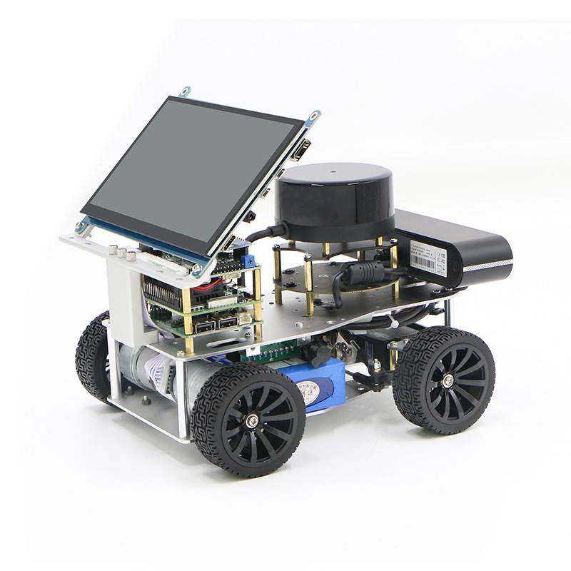 阿克ros机器人无人驾驶智能小车四驱差速麦克智能车