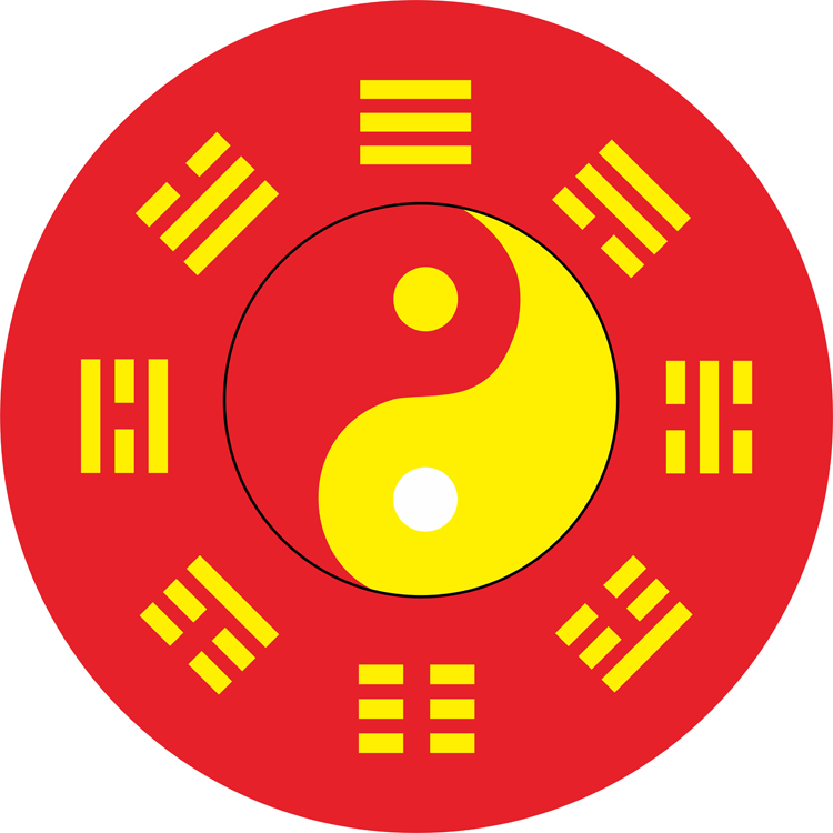 现代玄关装饰画阴阳鱼易经周易知识先天八卦图太极图国学书房客厅