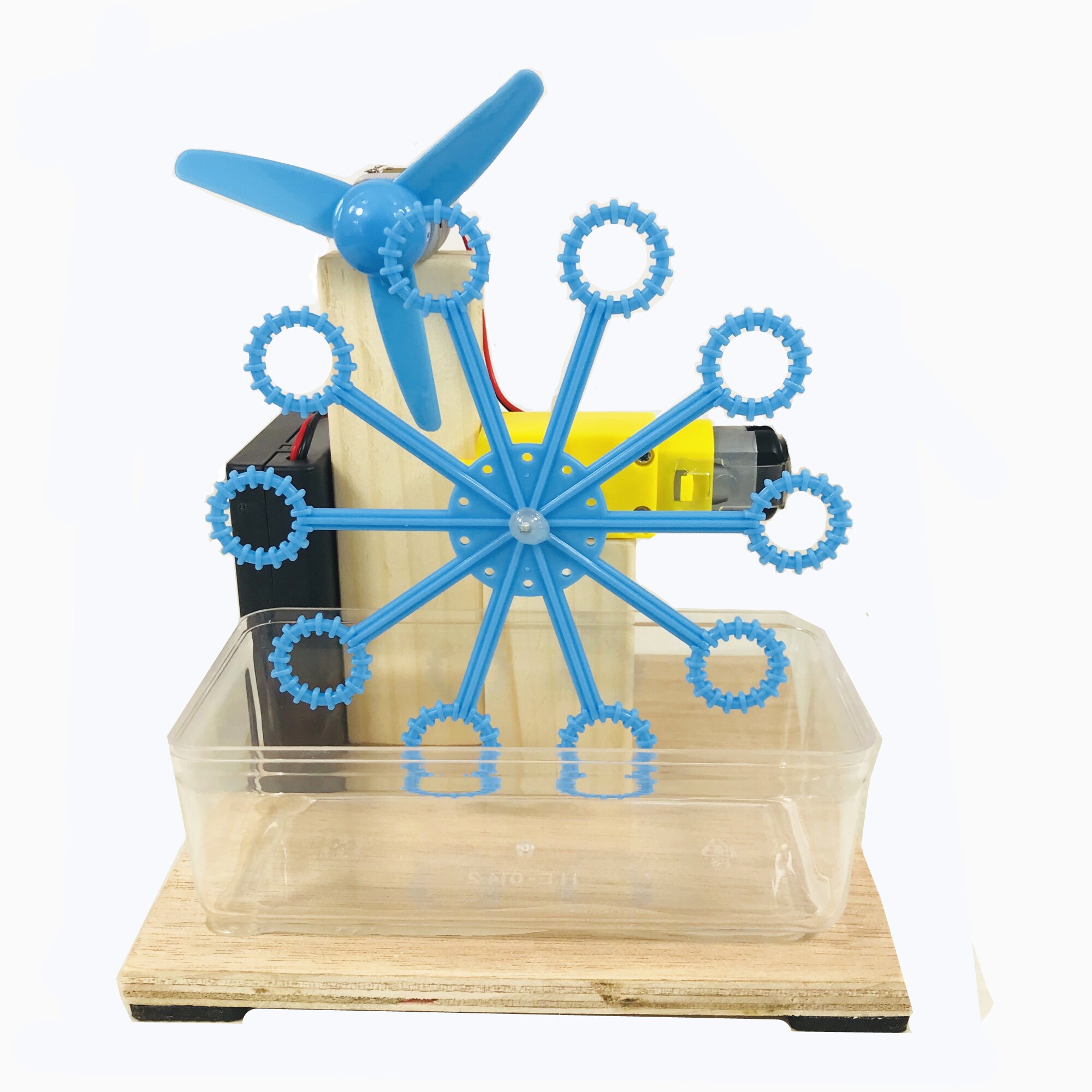 科技制作小发明自制泡泡机小学生创意手工diy材料吹泡泡