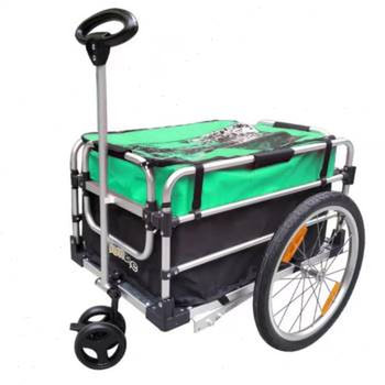 ໂຮງງານຜະລິດໃຫມ່ການຂາຍ camping folding pull rod ມືດຶງ trolley ລົດຖີບໄຟຟ້າຍານພາຫະນະໄຟຟ້າ rear-mounted trailer ຂະຫນາດນ້ອຍ