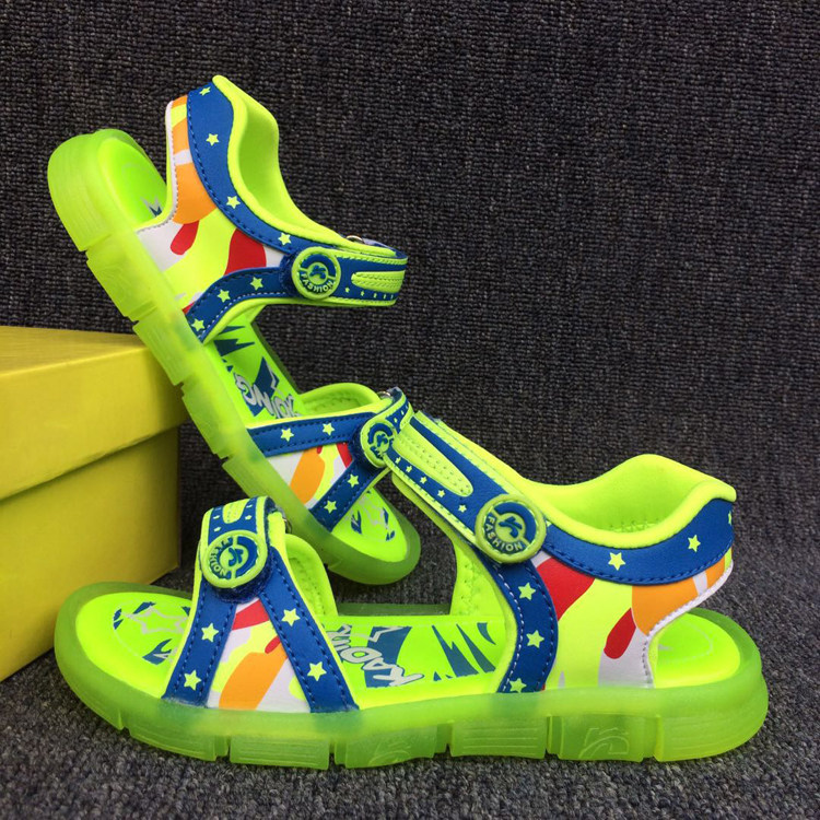 凉鞋沙滩夏季男童运动鞋正品卡丁儿童童鞋小男孩凉鞋