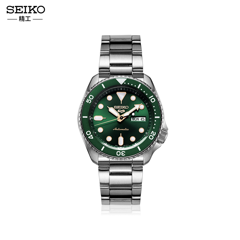 新款SEIKO精工5号官方日本水鬼机械运动潜水自动机械男表SRPD63K1